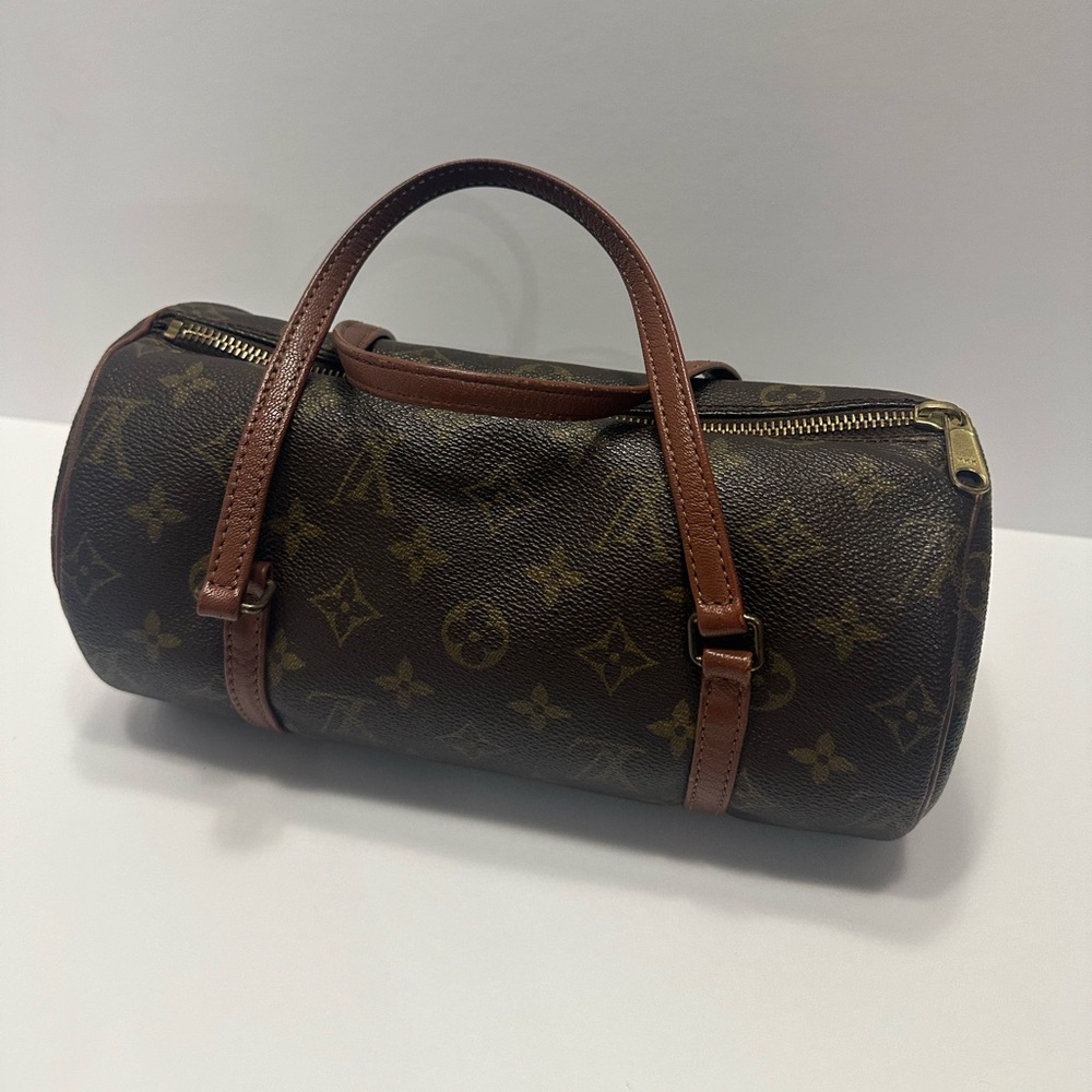 Louis Vuitton Brown Monogram Papillon 26 Handbag;